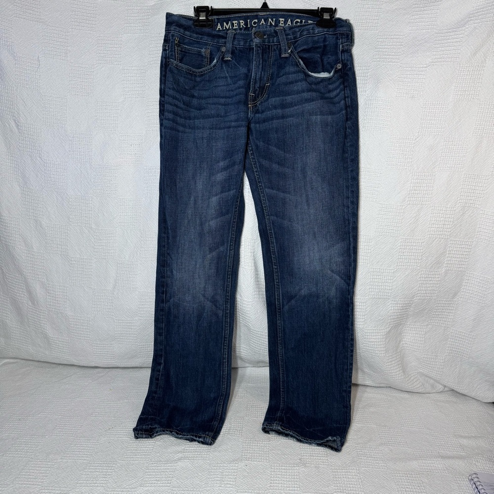 American Eagle Outfitters Slim Denim Mens Jeans Size 29/30 Dark Wash